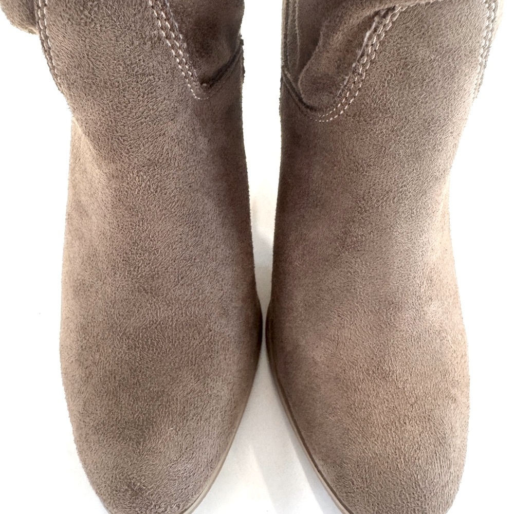 Oasis Society Beige Women's Heeled Boots - Picture 7 of 14